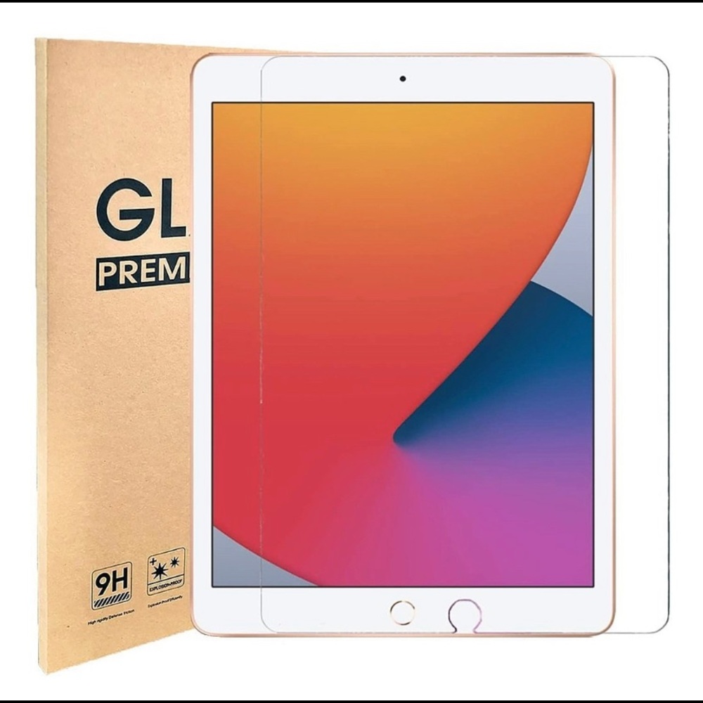 2 pack of iPad 7/8/9 glass screen protectors
